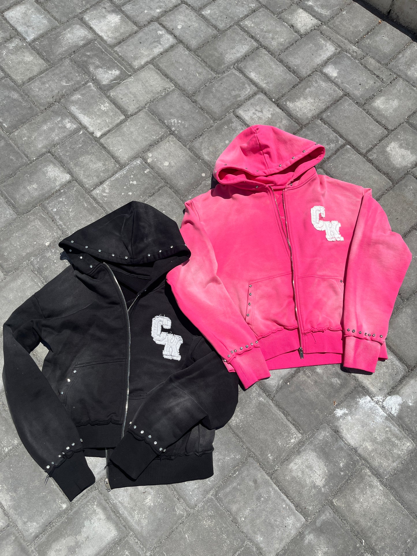 CLUBKALON RHINSTONE HOODIE